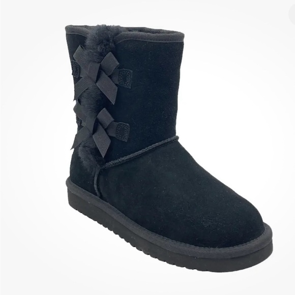 Kookaburra by Ugg Victoria Suede upper, decorative faux-fur details and bows - Picture 6 of 7